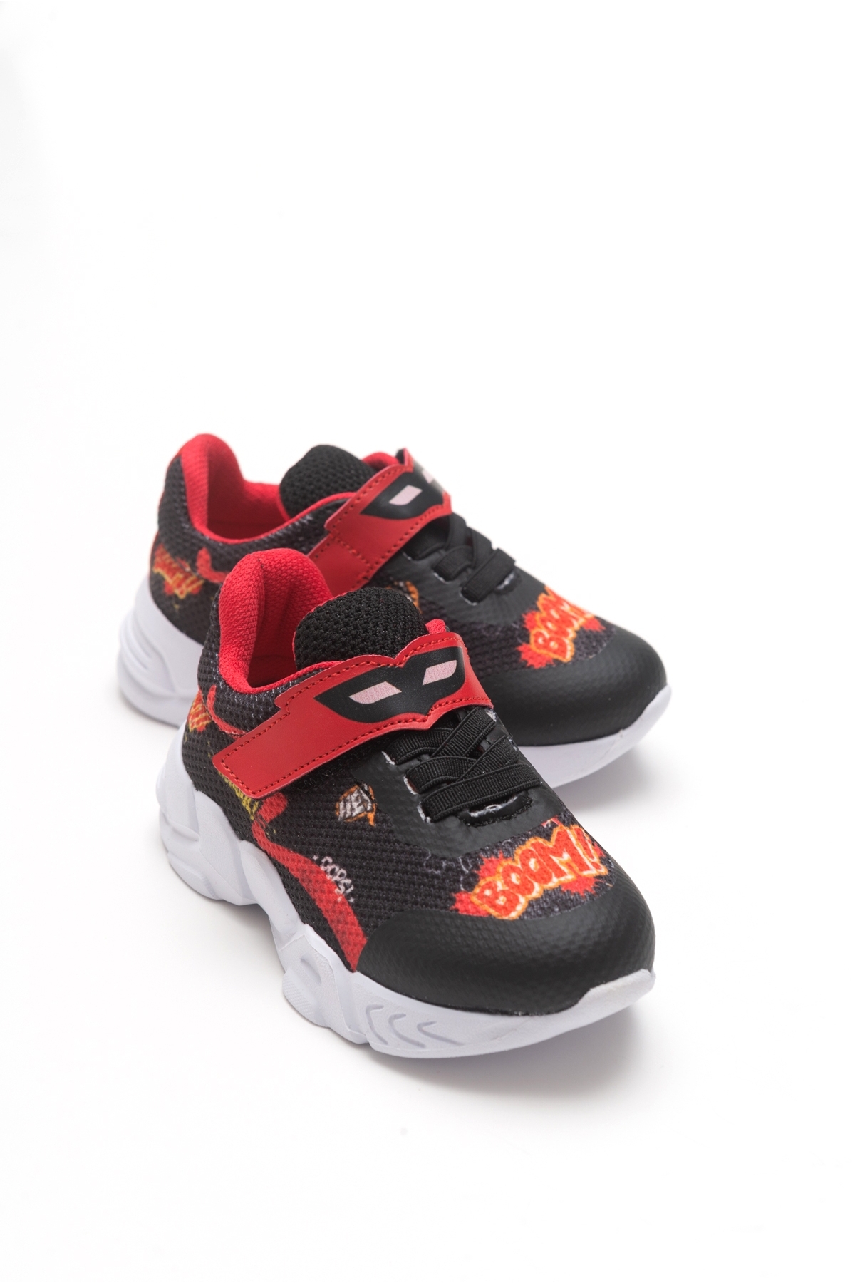 Erkek Çocuk Siyah Ortopedik Destekli Spor Ayakkabı - Görsel 2