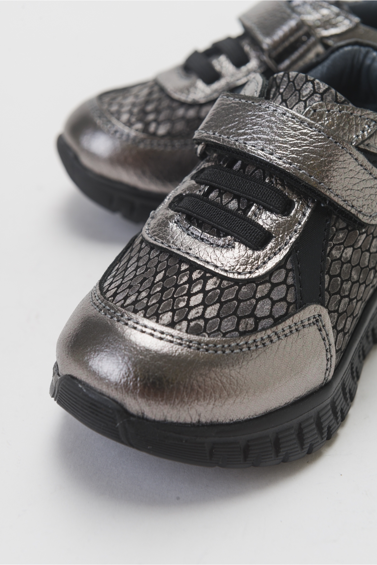 Kız Çocuk Platin Hakiki Deri Günlük Çocuk Ayakkabı - Görsel 3