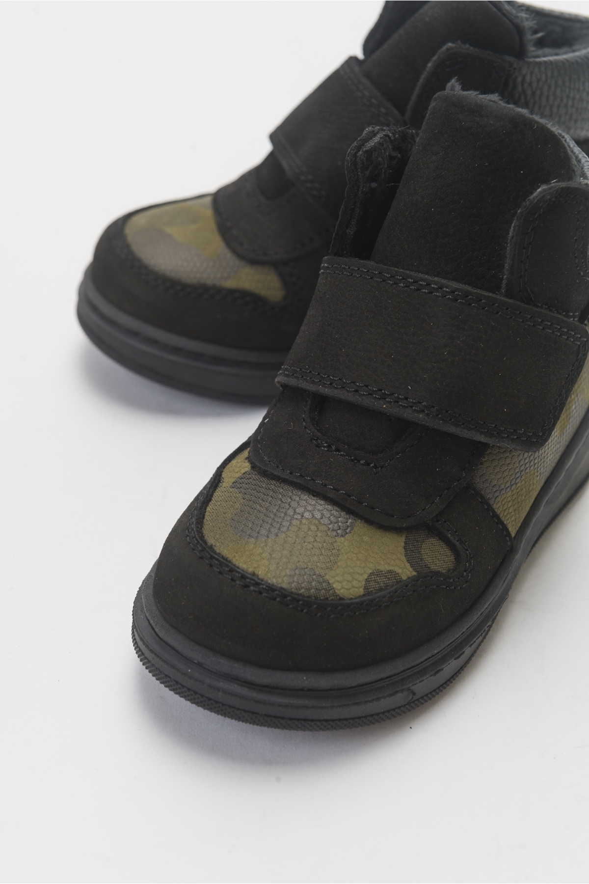 Erkek Çocuk Siyah Hakiki Deri Çocuk Bot - Görsel 3