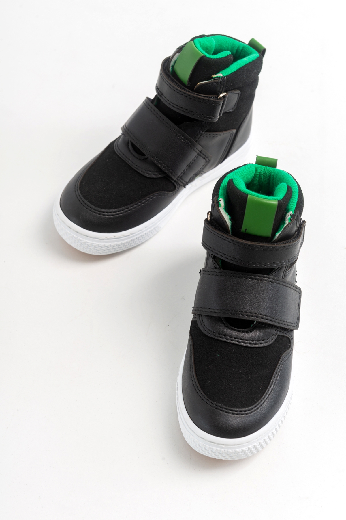 Erkek Çocuk Siyah Suni Deri Çocuk Bot - Görsel 2