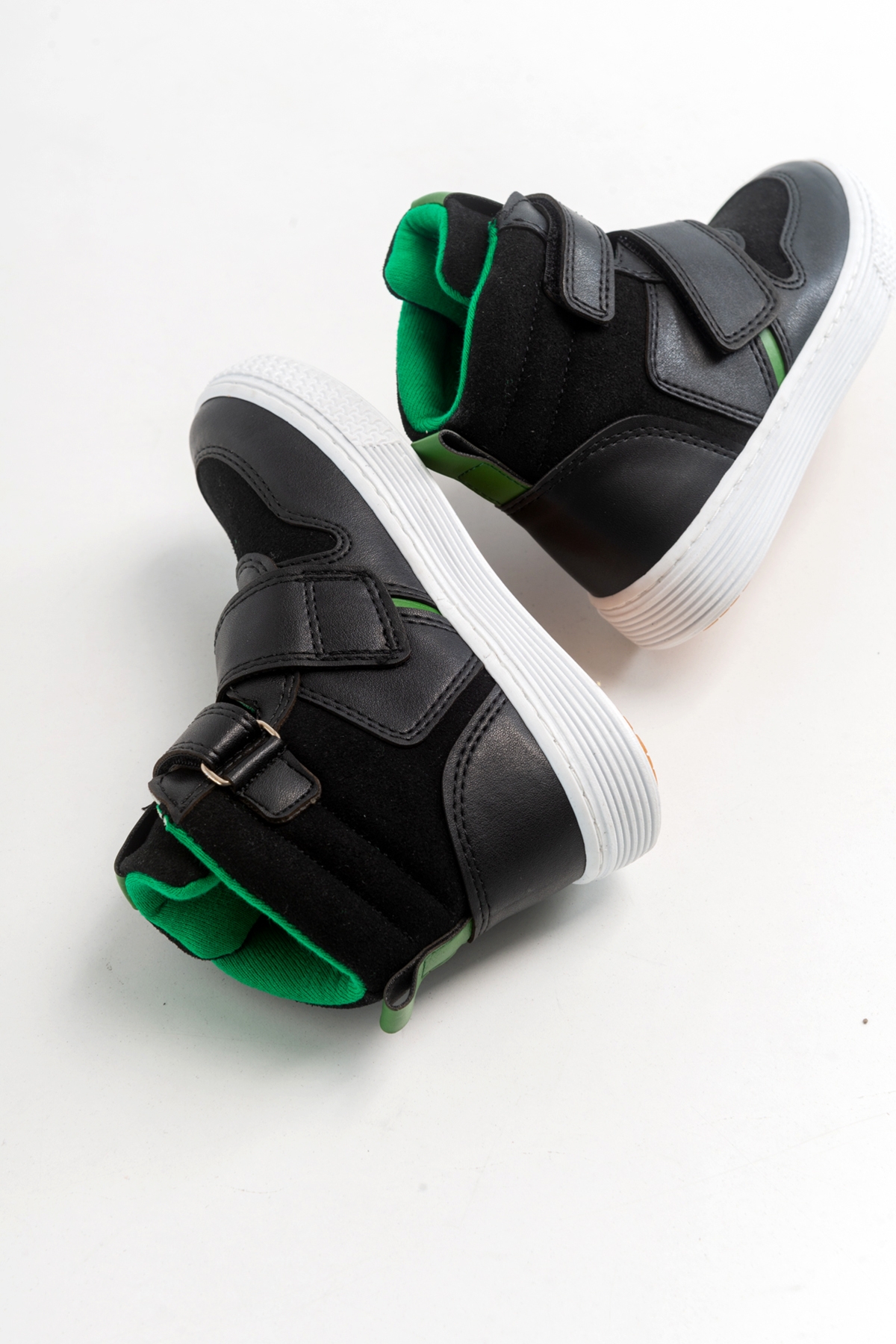 Erkek Çocuk Siyah Suni Deri Çocuk Bot - Görsel 5