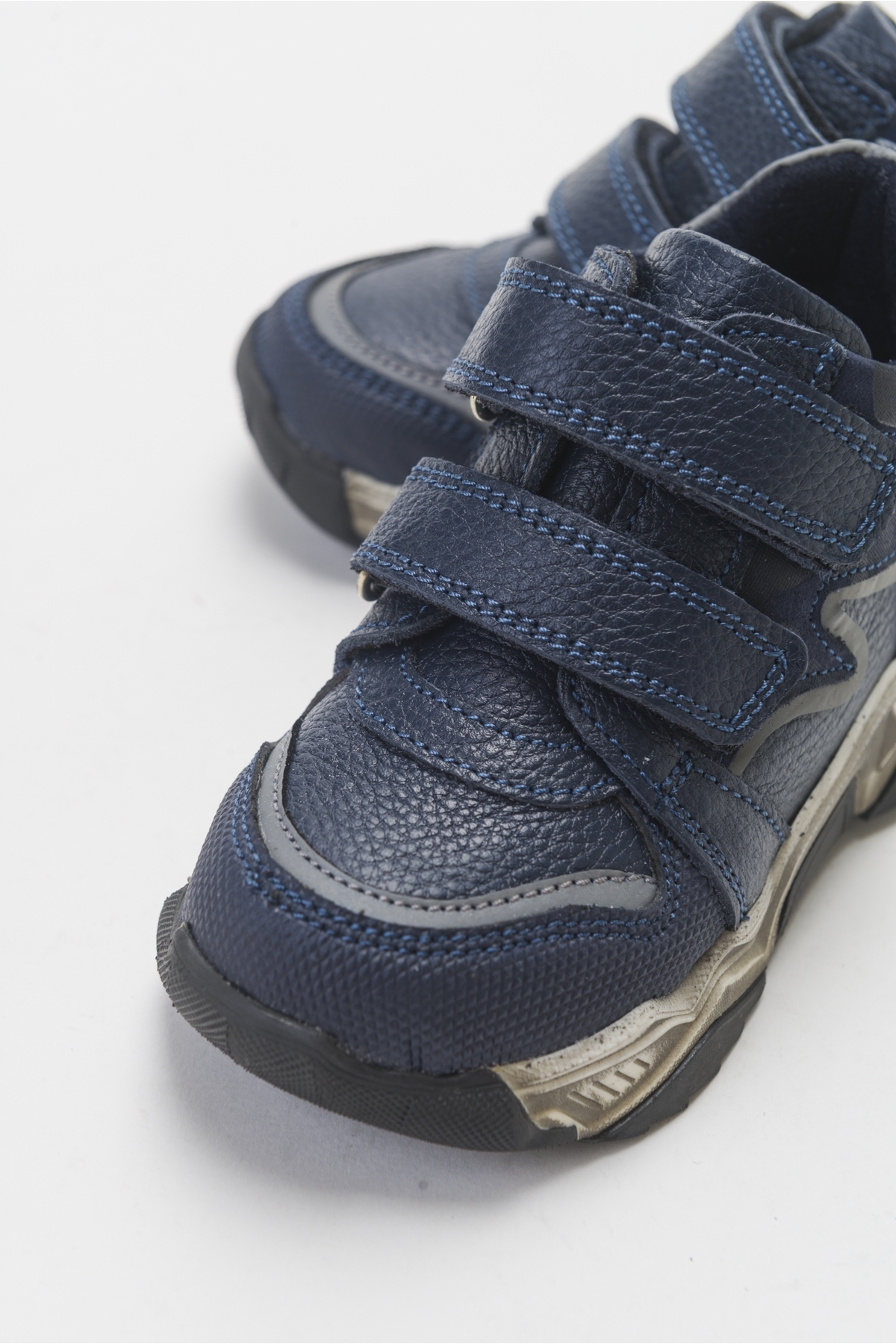 Erkek Çocuk Lacivert Hakiki Deri Çocuk Bot - Görsel 3