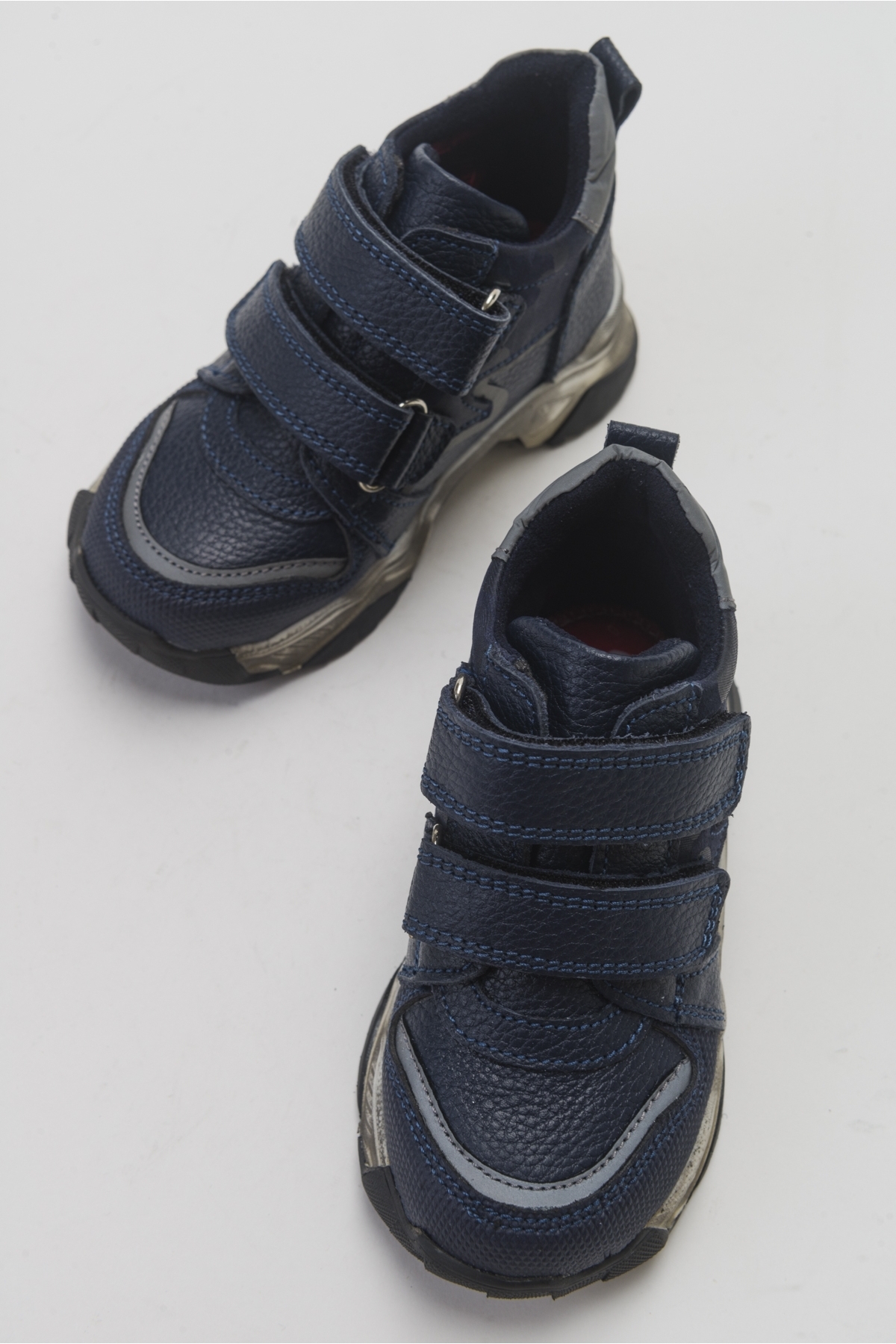 Erkek Çocuk Lacivert Hakiki Deri Çocuk Bot - Görsel 4