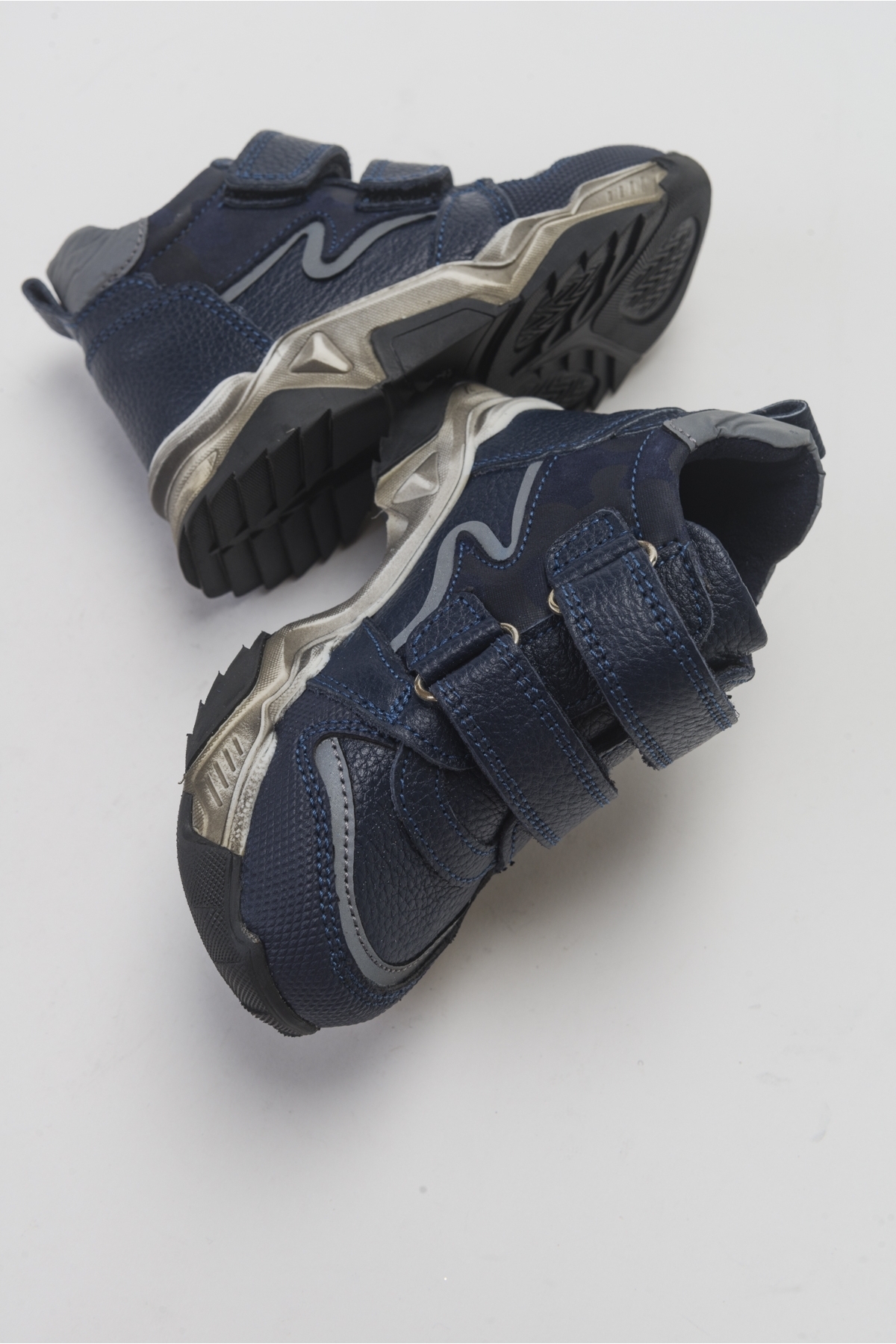 Erkek Çocuk Lacivert Hakiki Deri Çocuk Bot - Görsel 5