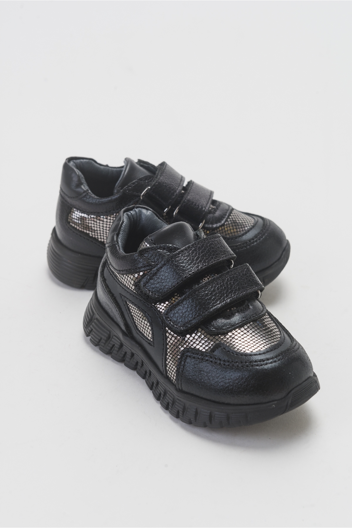 Kız Çocuk Siyah Hakiki Deri Günlük Çocuk Ayakkabı - Görsel 2