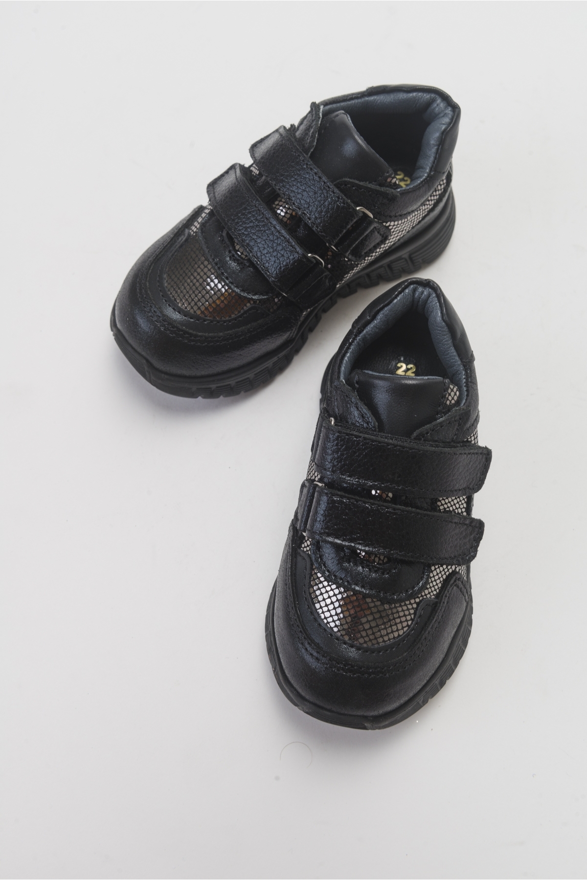 Kız Çocuk Siyah Hakiki Deri Günlük Çocuk Ayakkabı - Görsel 4