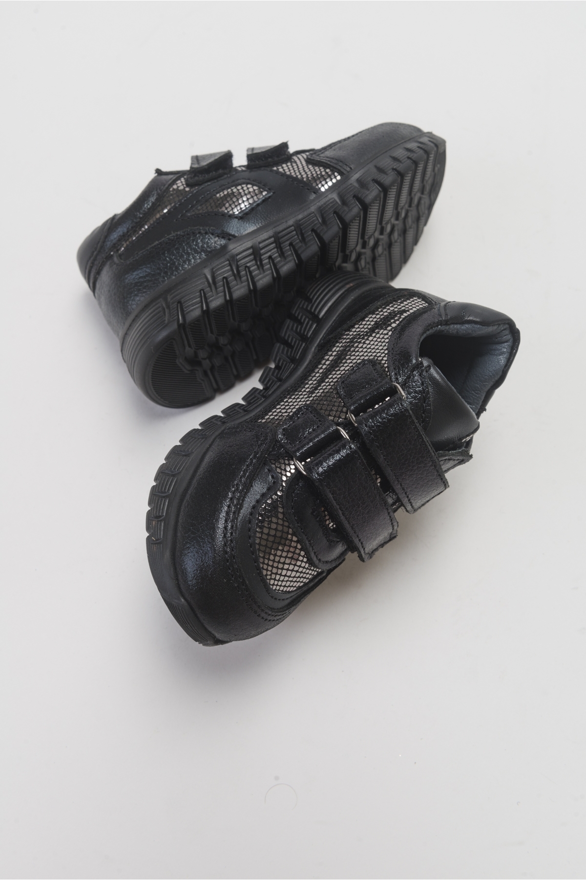 Kız Çocuk Siyah Hakiki Deri Günlük Çocuk Ayakkabı - Görsel 5