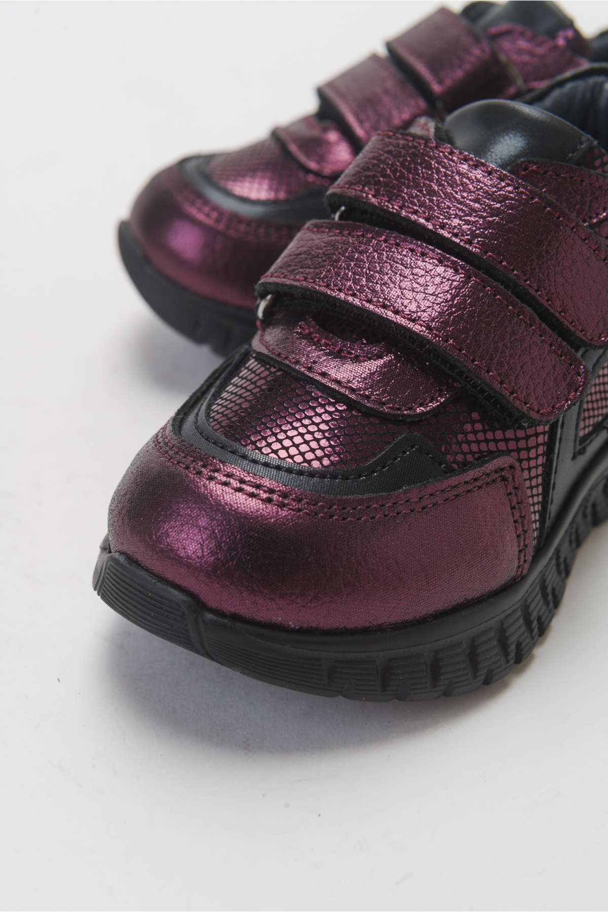 Kız Çocuk Bordo Hakiki Deri Günlük Çocuk Ayakkabı - Görsel 3