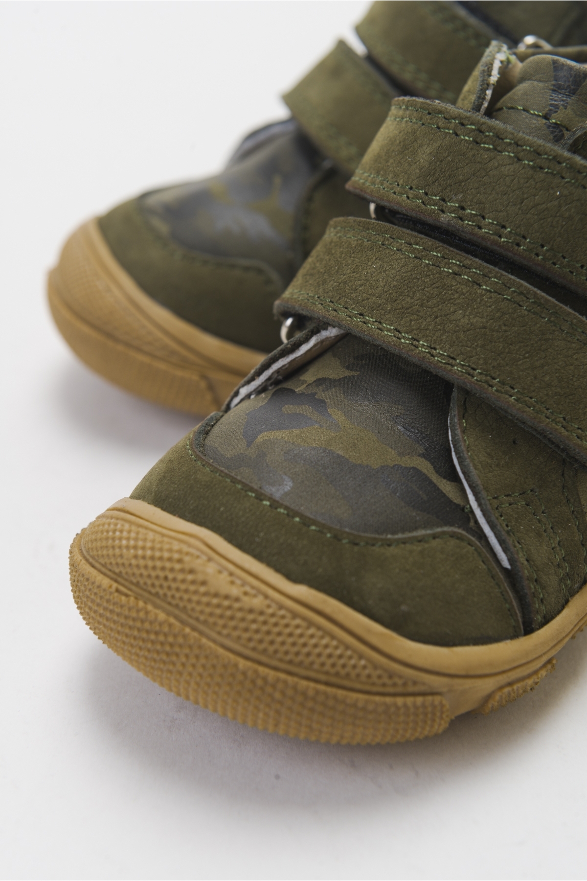 Erkek Çocuk Haki Hakiki Deri İlk Adım Bot - Görsel 3