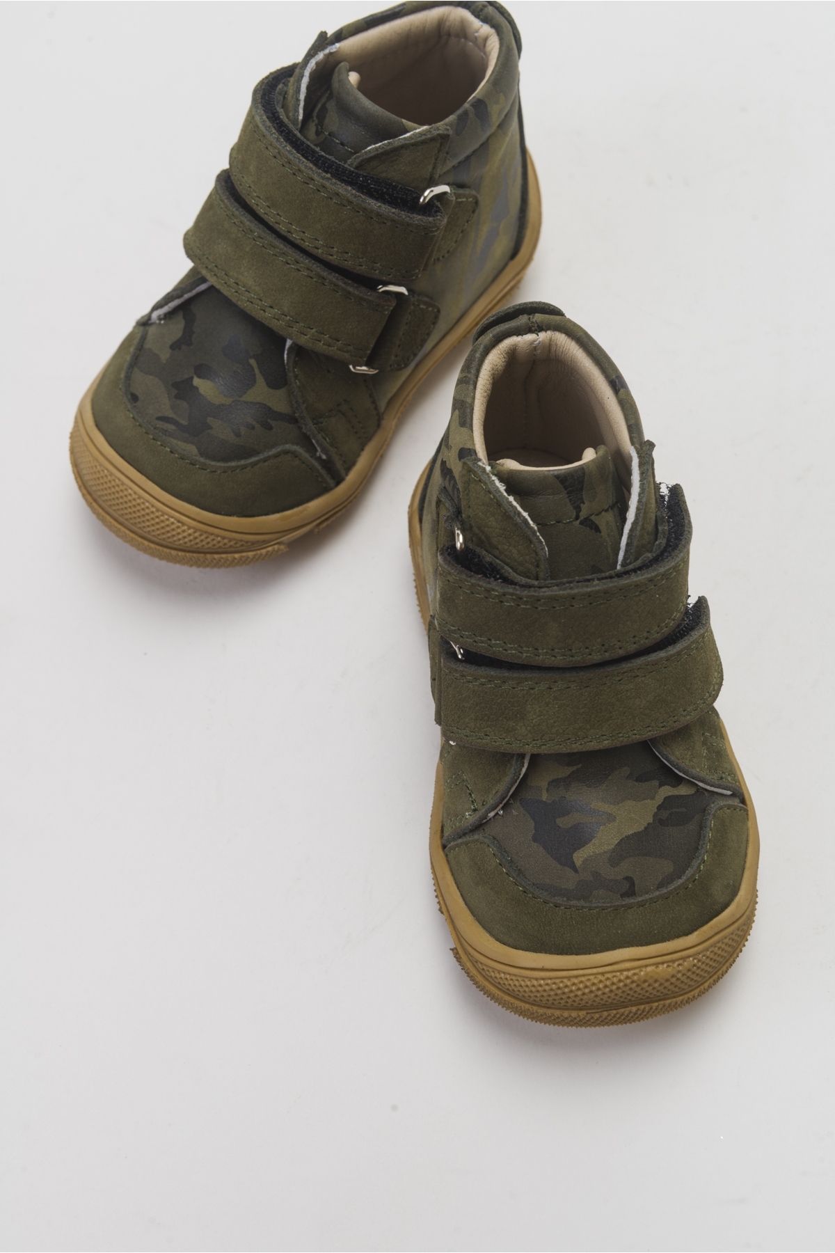 Erkek Çocuk Haki Hakiki Deri İlk Adım Bot - Görsel 4