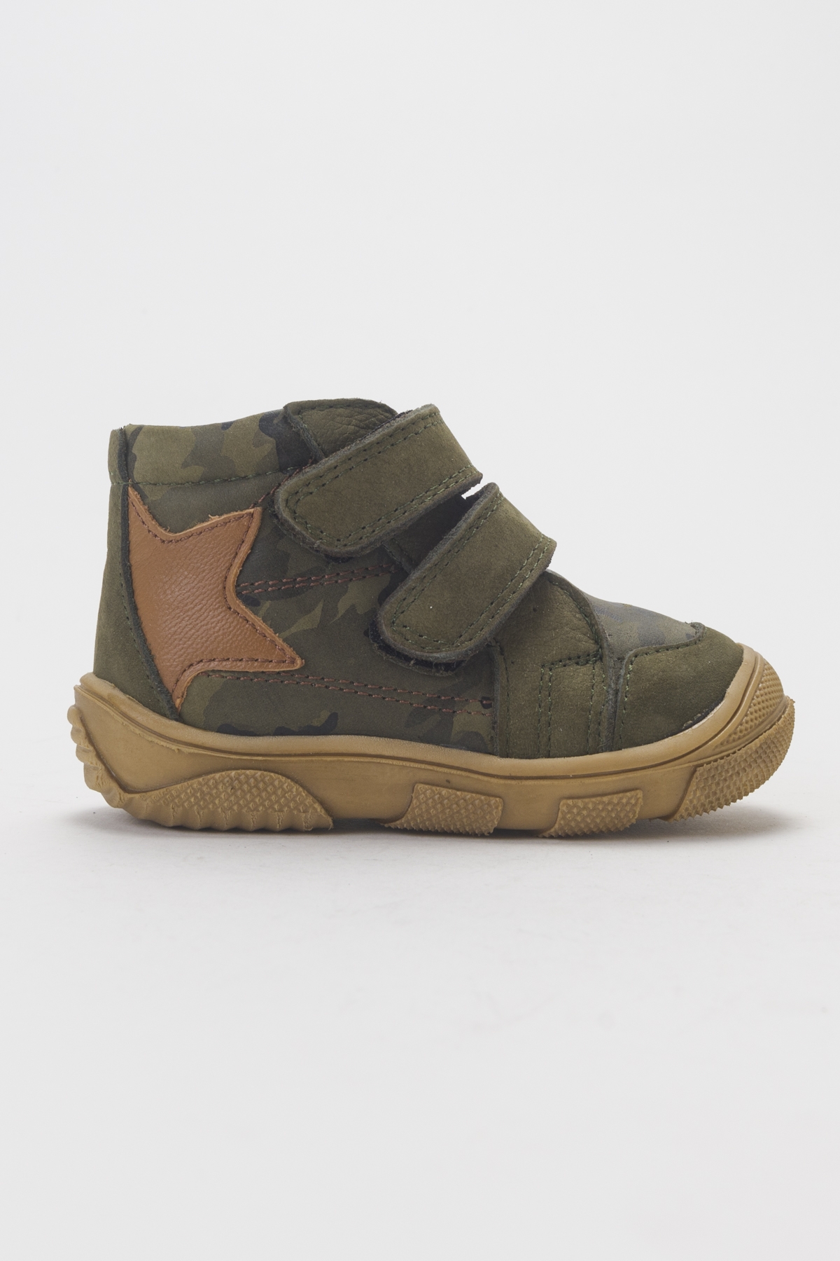 Erkek Çocuk Haki Hakiki Deri İlk Adım Bot - Görsel 6