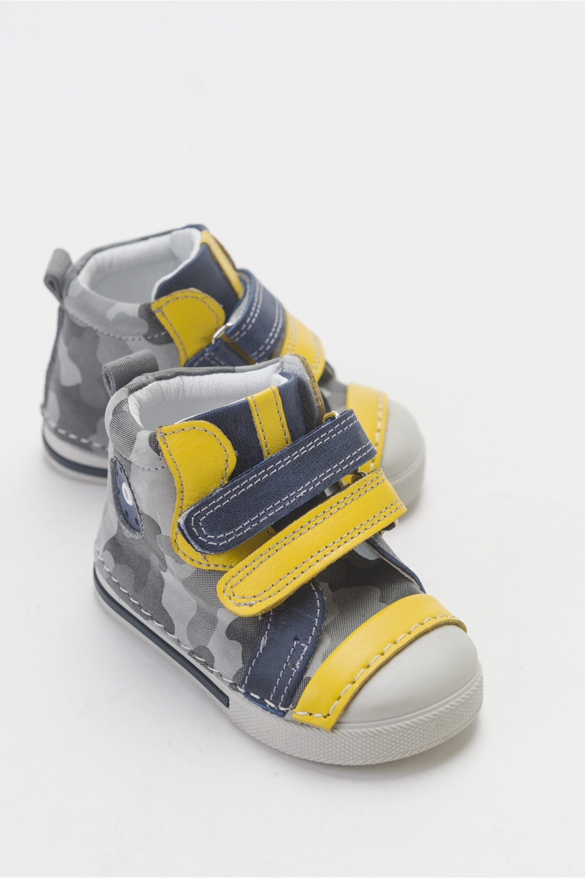 Erkek Çocuk Gri Hakiki Deri İlk Adım Bot - Görsel 2