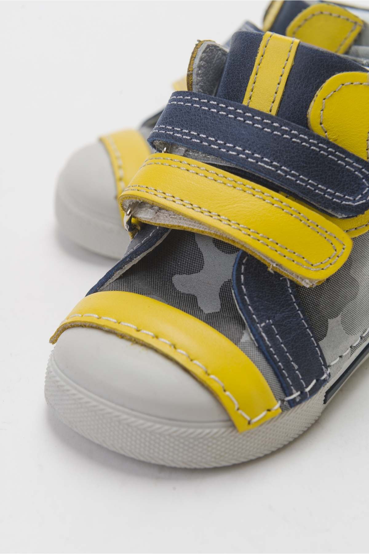 Erkek Çocuk Gri Hakiki Deri İlk Adım Bot - Görsel 3