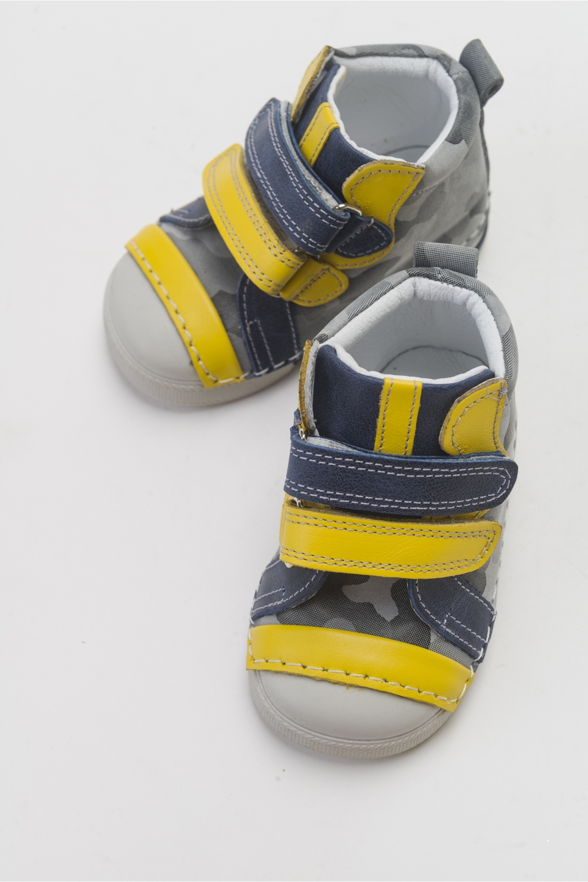 Erkek Çocuk Gri Hakiki Deri İlk Adım Bot - Görsel 4