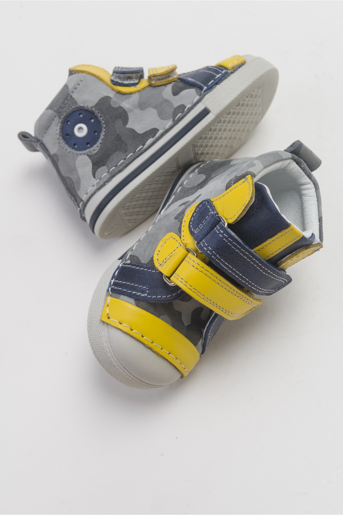 Erkek Çocuk Gri Hakiki Deri İlk Adım Bot - Görsel 5
