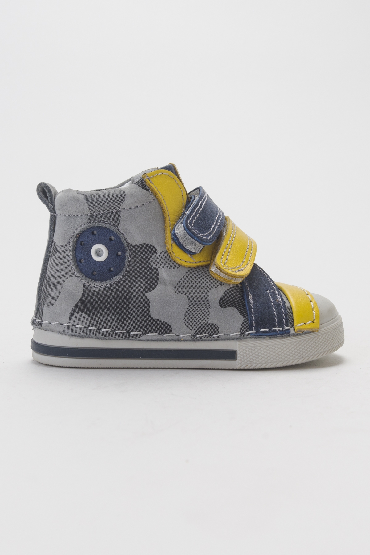 Erkek Çocuk Gri Hakiki Deri İlk Adım Bot - Görsel 6