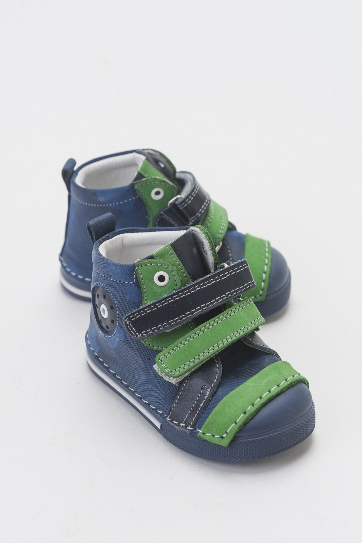 Erkek Çocuk Lacivert Hakiki Deri İlk Adım Bot - Görsel 2