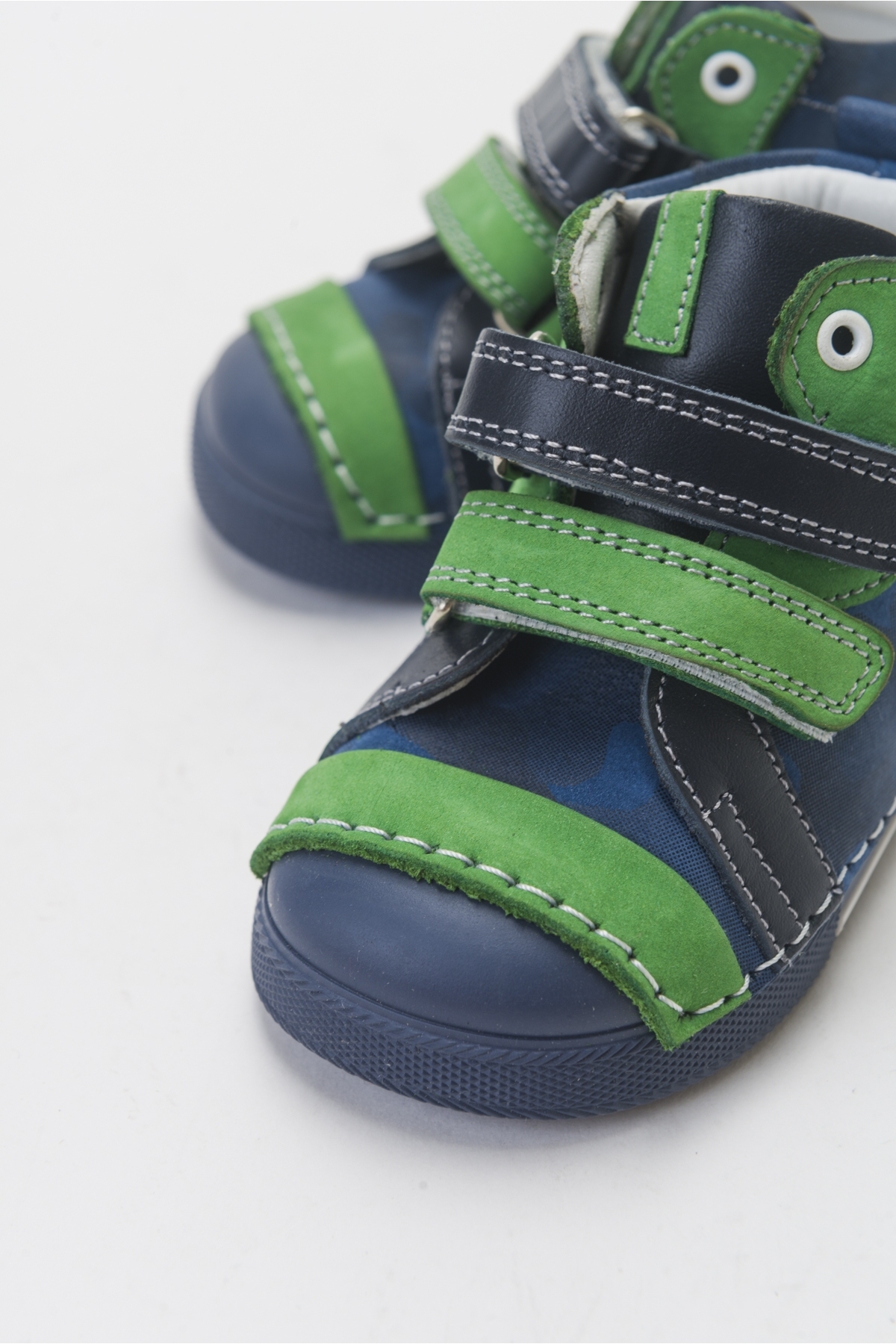 Erkek Çocuk Lacivert Hakiki Deri İlk Adım Bot - Görsel 3