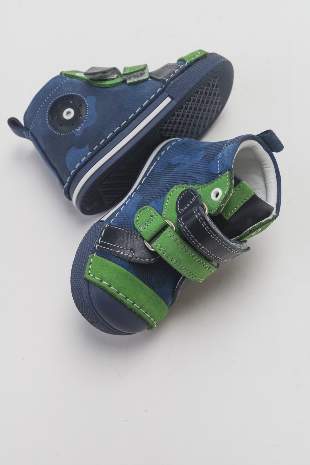 Erkek Çocuk Lacivert Hakiki Deri İlk Adım Bot - Görsel 5