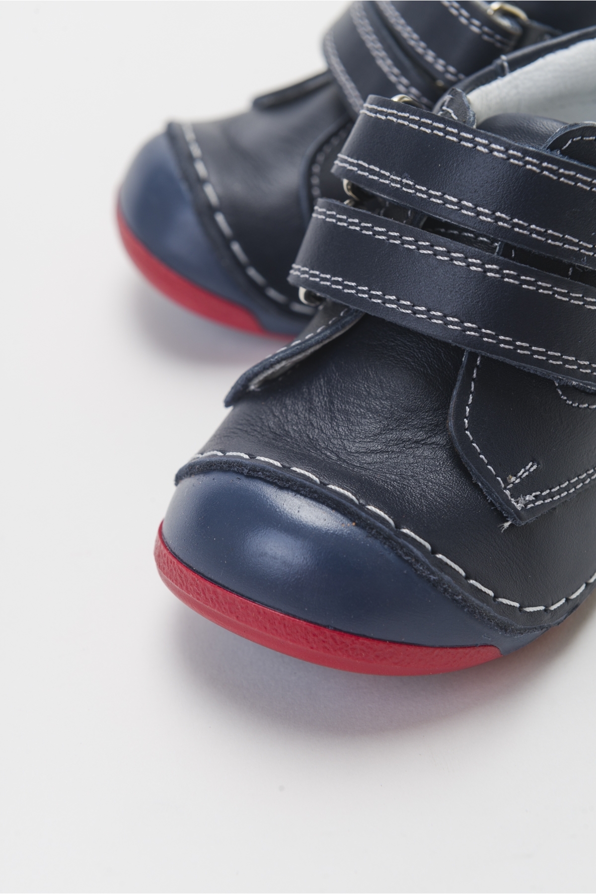 Erkek Çocuk Lacivert Hakiki Deri İlk Adım Bot - Görsel 3