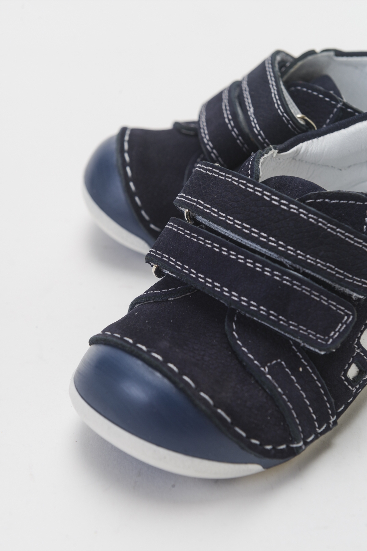 Erkek Çocuk Lacivert Hakiki Deri İlk Adım Bot - Görsel 3