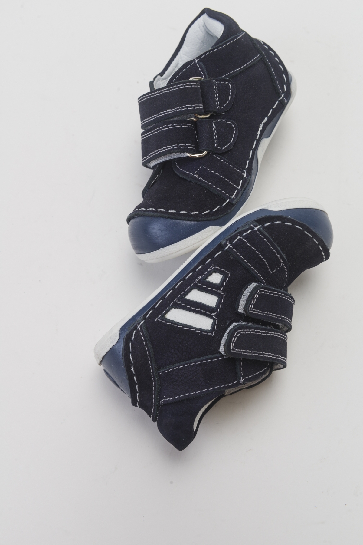 Erkek Çocuk Lacivert Hakiki Deri İlk Adım Bot - Görsel 4
