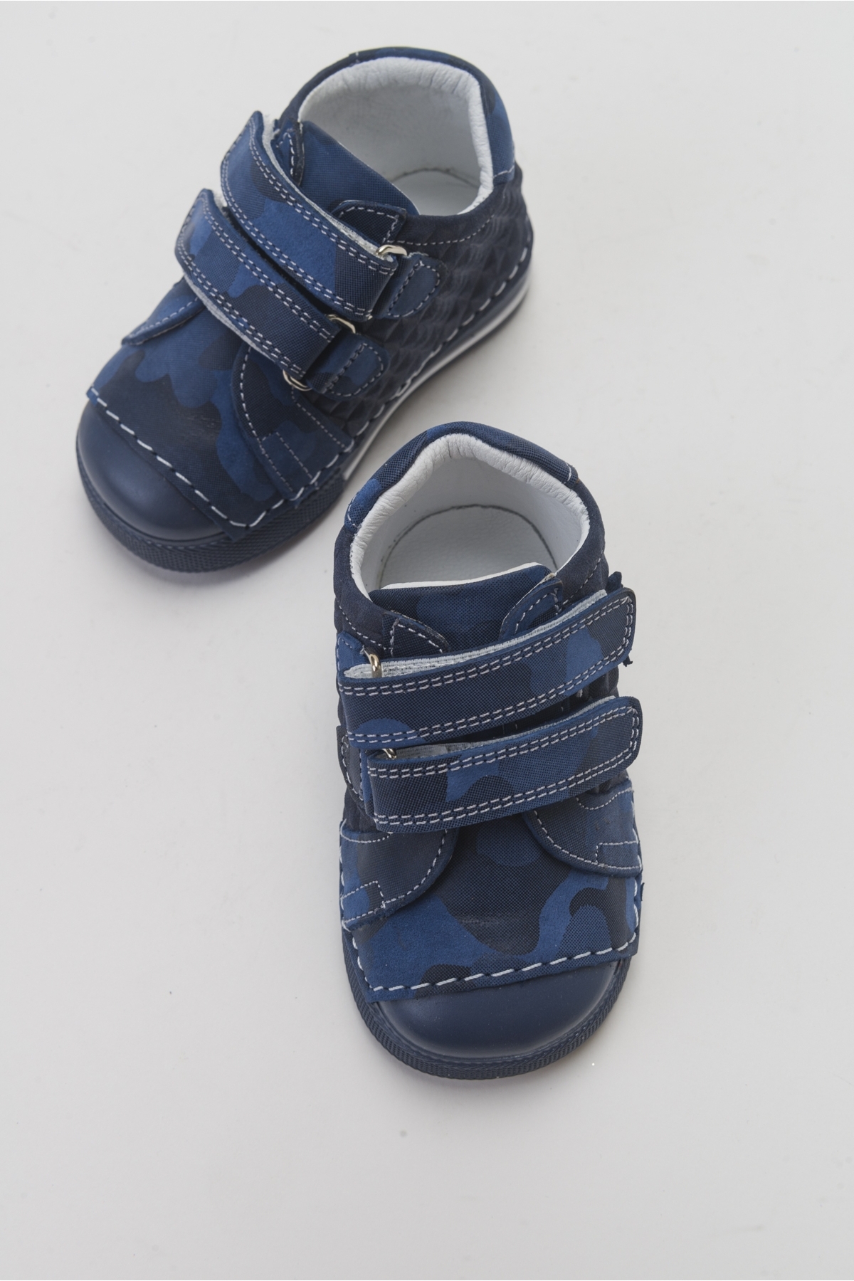 Erkek Çocuk Lacivert Hakiki Deri İlk Adım Günlük Ayakkabı - Görsel 4