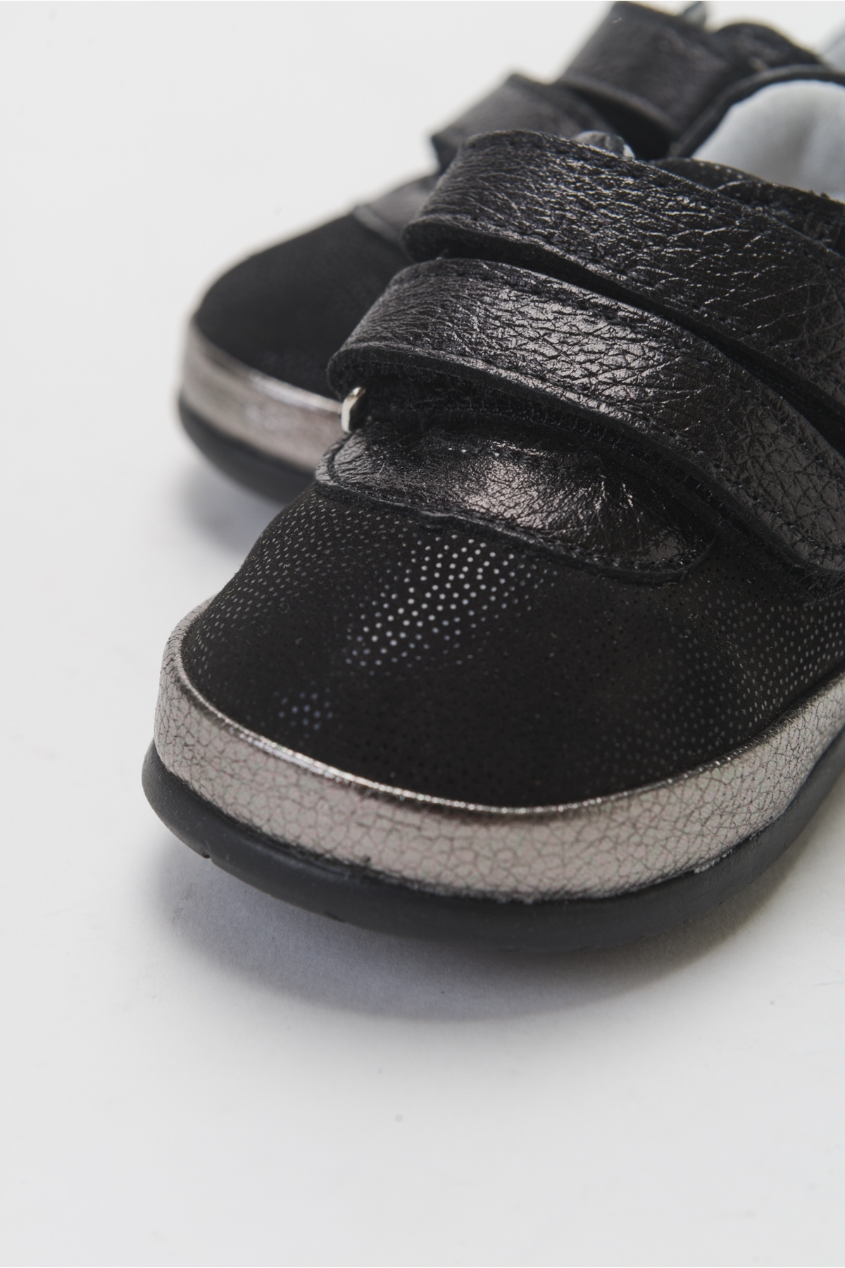 Kız Çocuk Siyah Hakiki Deri İlk Adım Günlük Ayakkabı - Görsel 3