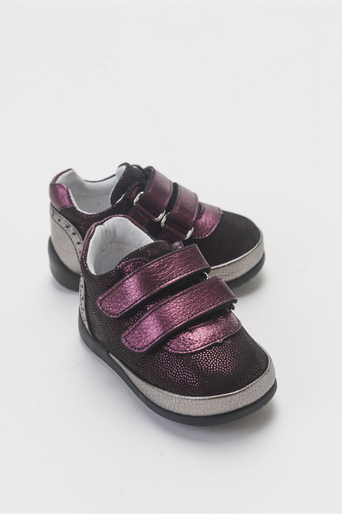 Kız Çocuk Bordo Hakiki Deri İlk Adım Günlük Ayakkabı - Görsel 2