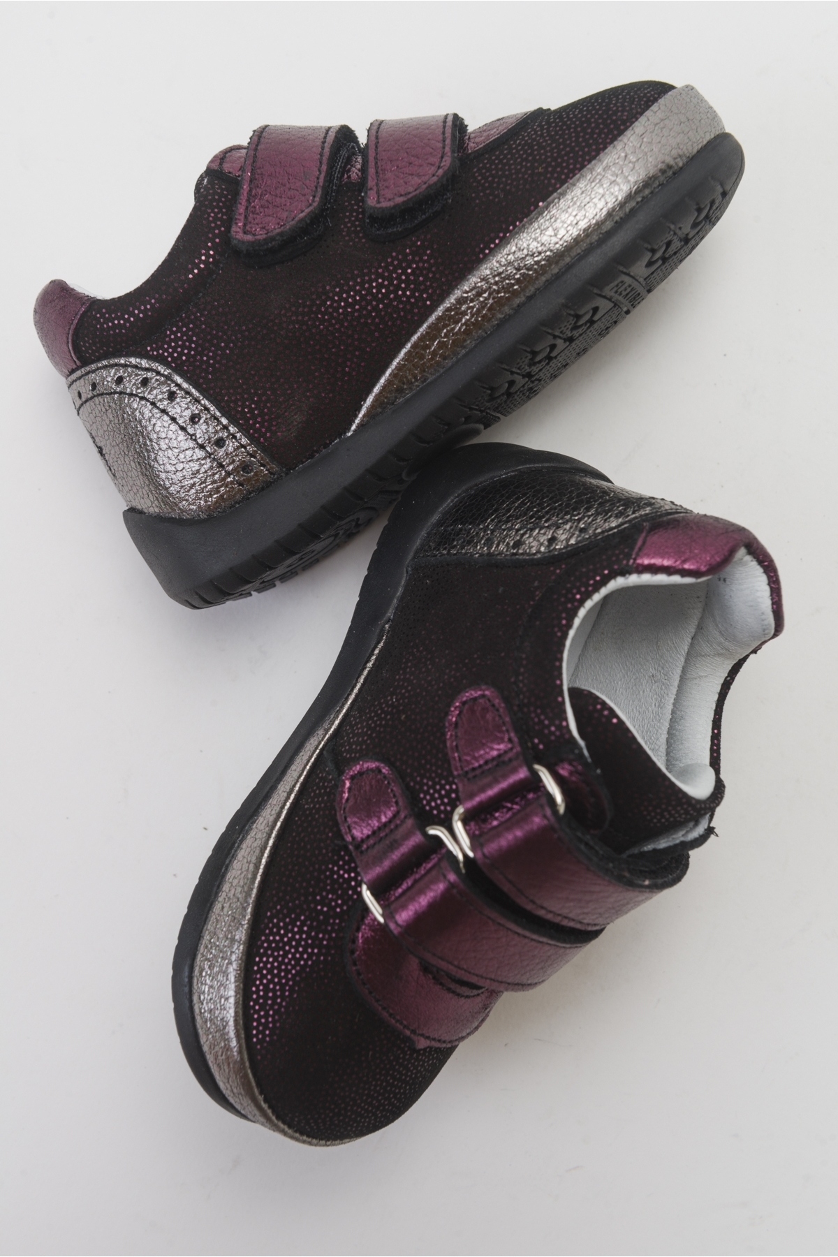 Kız Çocuk Bordo Hakiki Deri İlk Adım Günlük Ayakkabı - Görsel 4