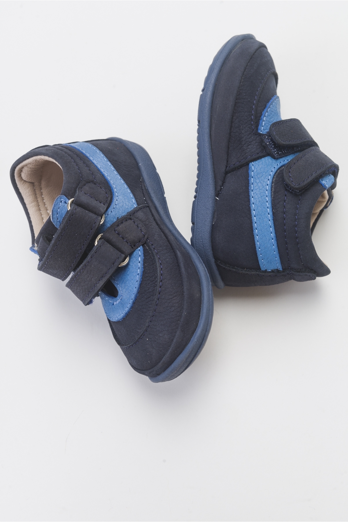 Erkek Çocuk Lacivert Hakiki Deri İlk Adım Günlük Ayakkabı - Görsel 4