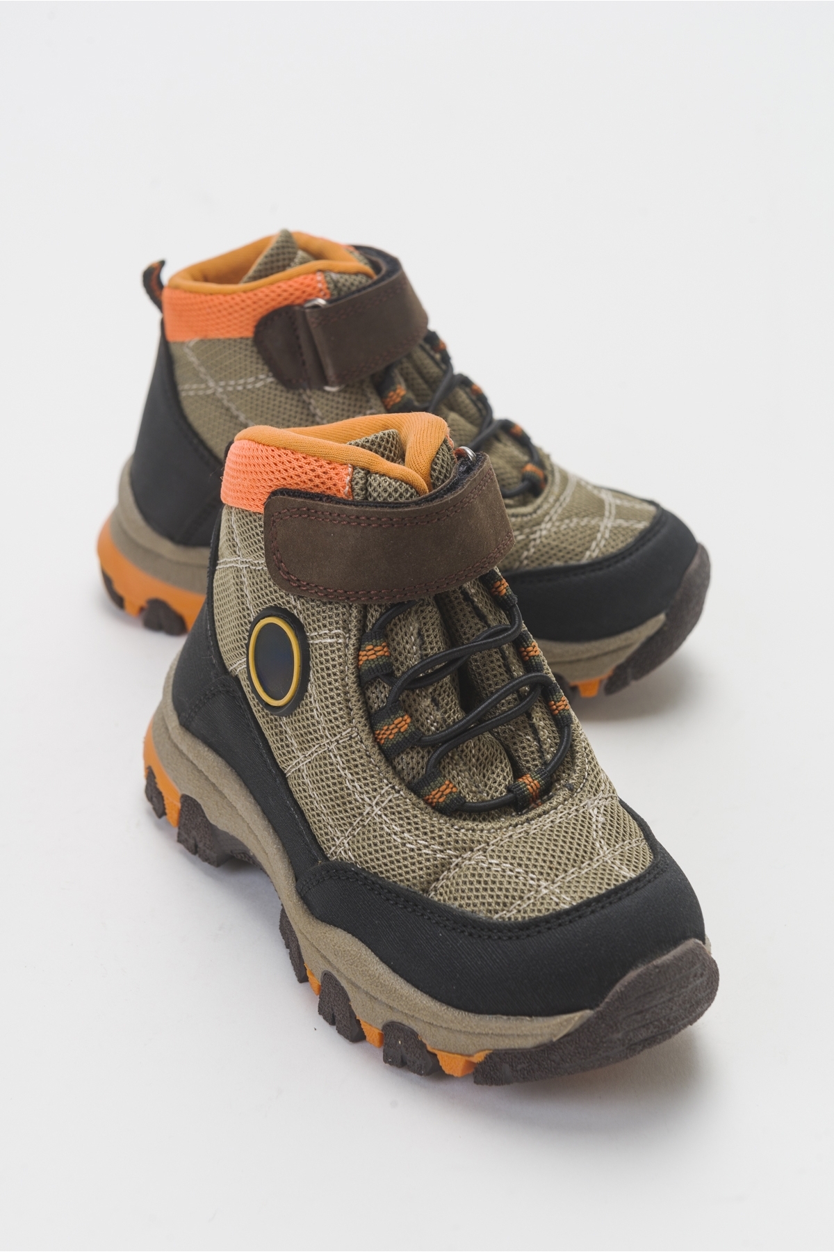 Erkek Çocuk Haki Microfiber Trekking Çocuk Bot - Görsel 2