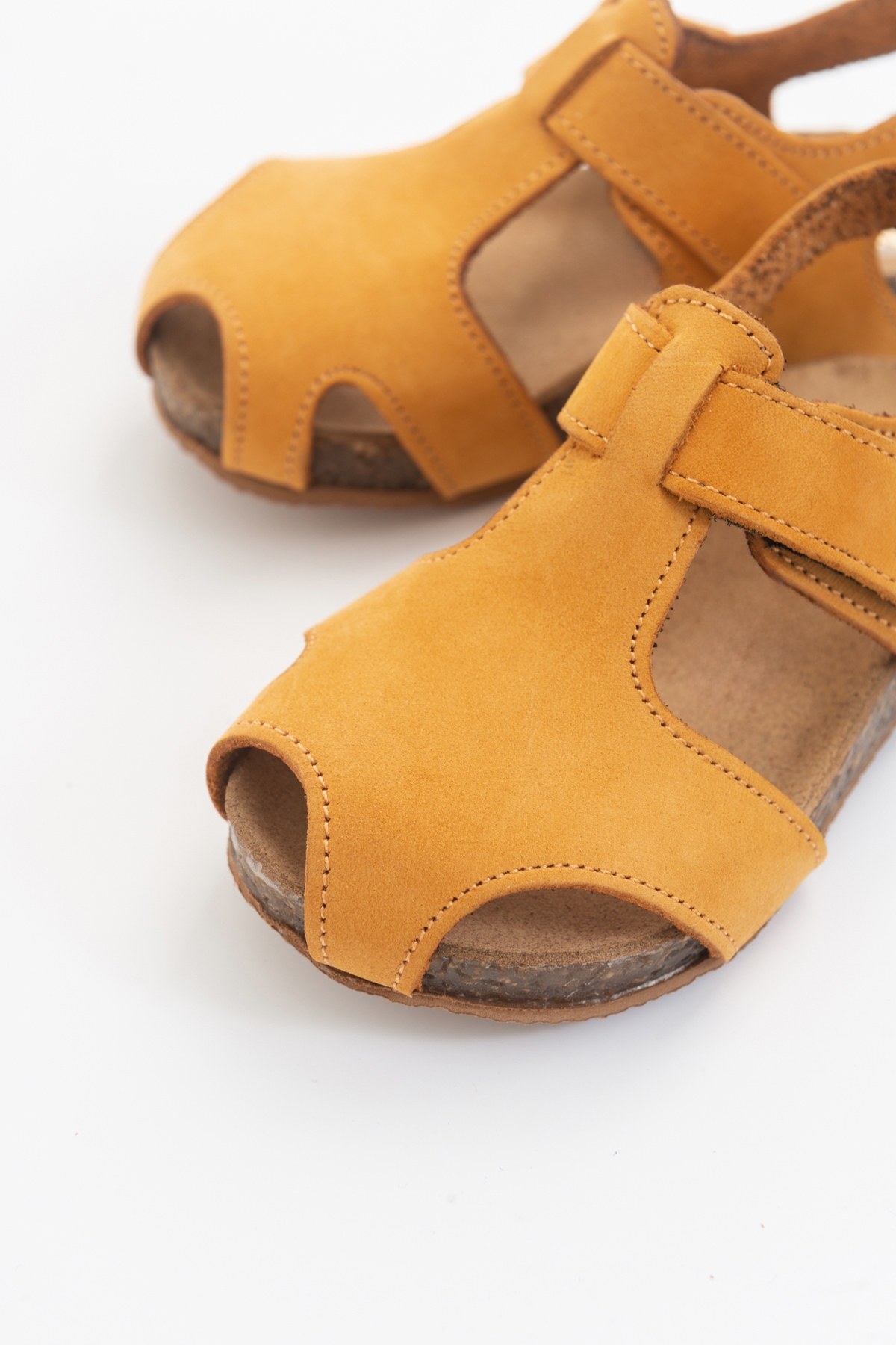 Unisex Çocuk Cat Deri Ortopedik Destekli Çocuk Sandalet - Görsel 3