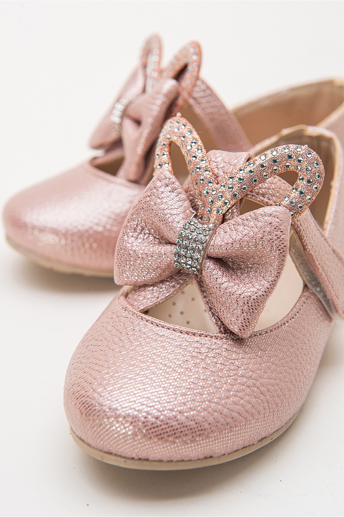 Kız Çocuk Pudra Fashion Babet - Görsel 3