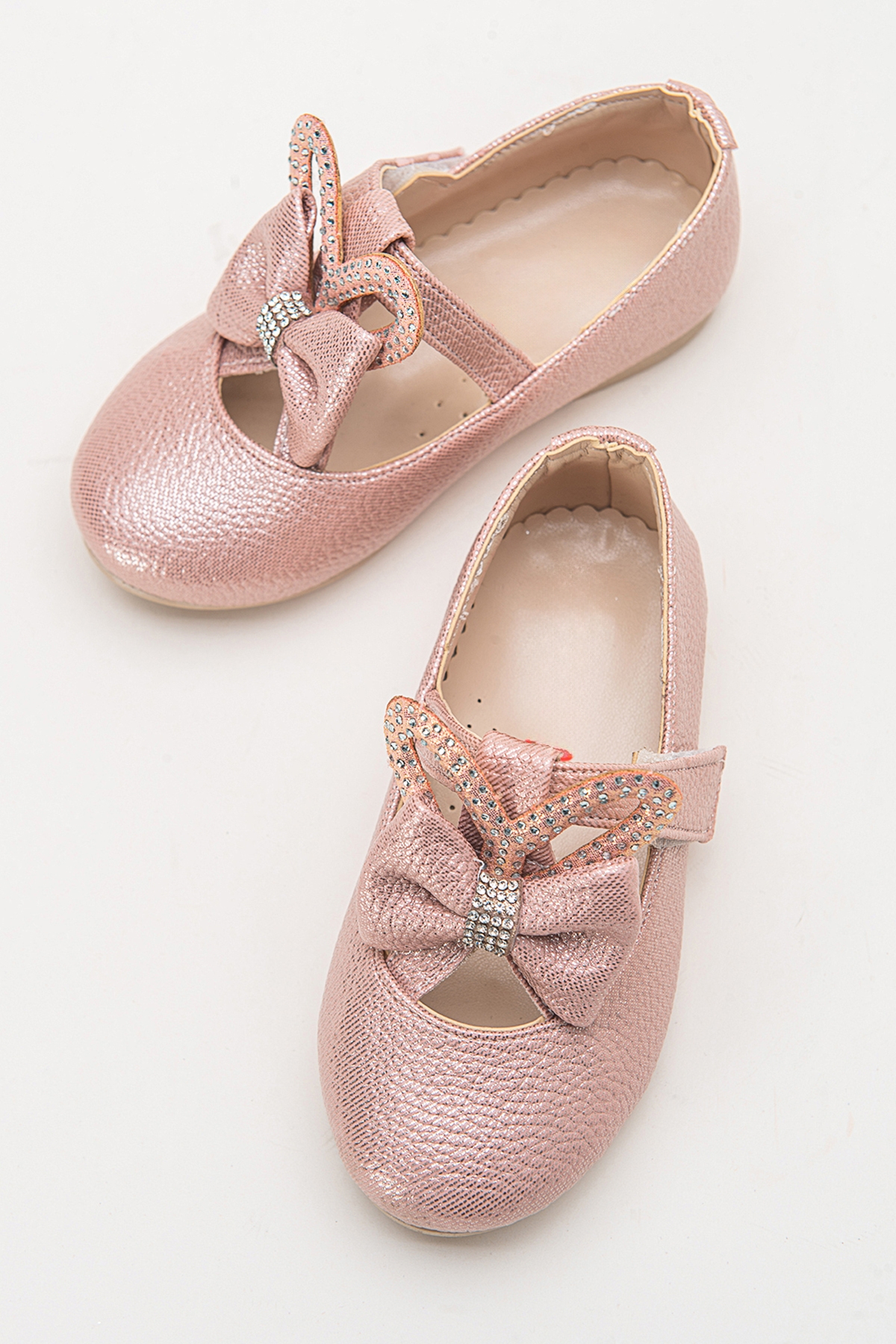 Kız Çocuk Pudra Fashion Babet - Görsel 4