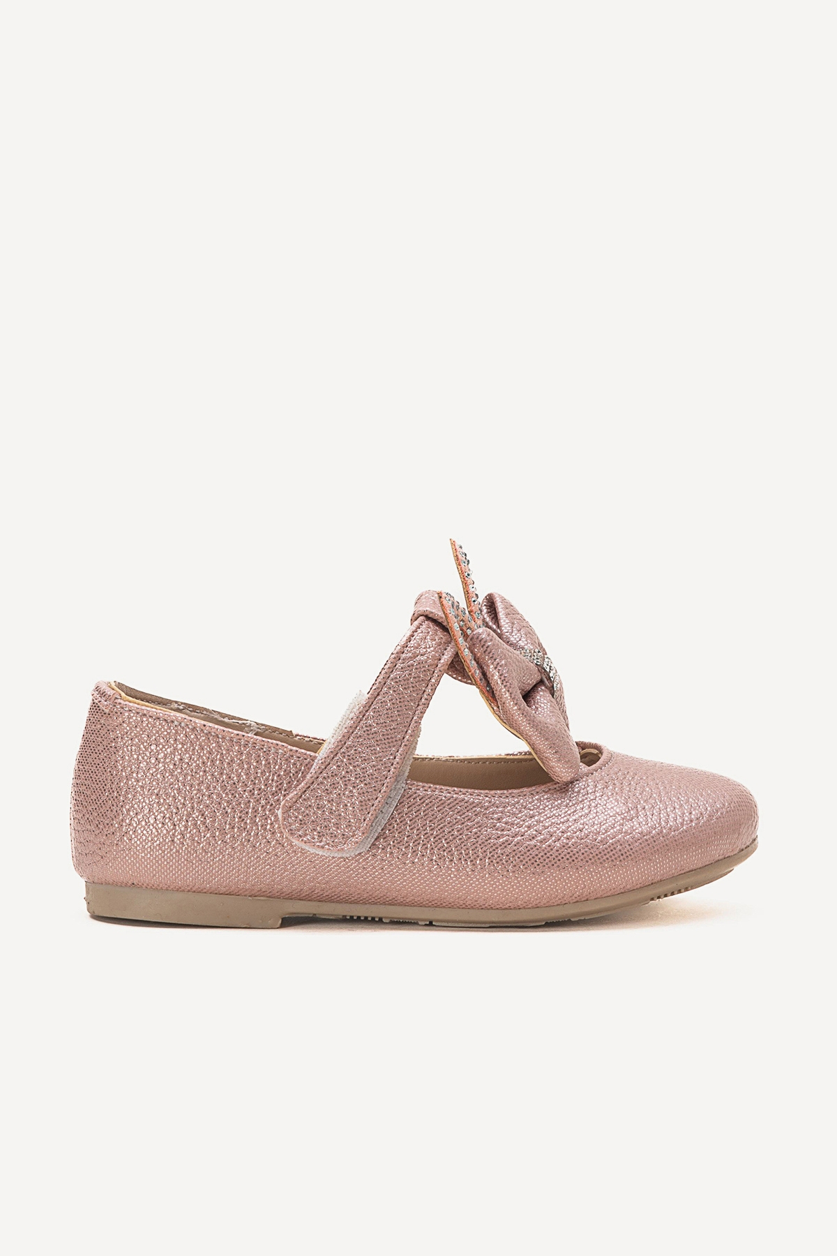 Kız Çocuk Pudra Fashion Babet - Görsel 6