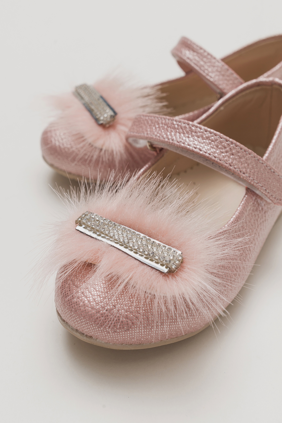 Kız Çocuk Pudra Fashion Babet - Görsel 3