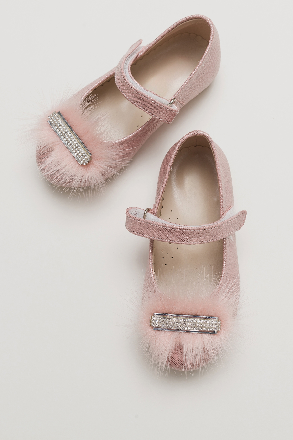 Kız Çocuk Pudra Fashion Babet - Görsel 4