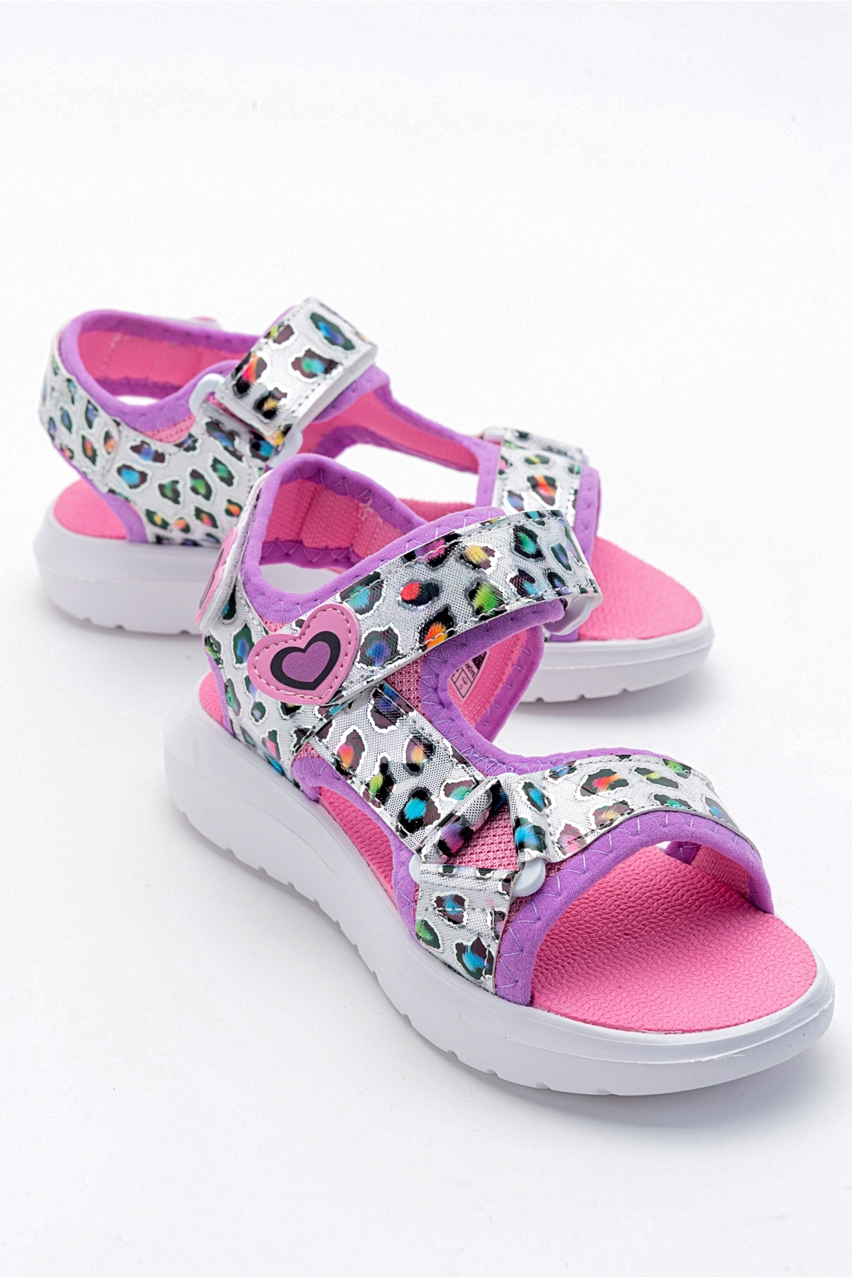 Kız Çocuk Pembe Anatomik Hafif Spor Sandalet - Görsel 2