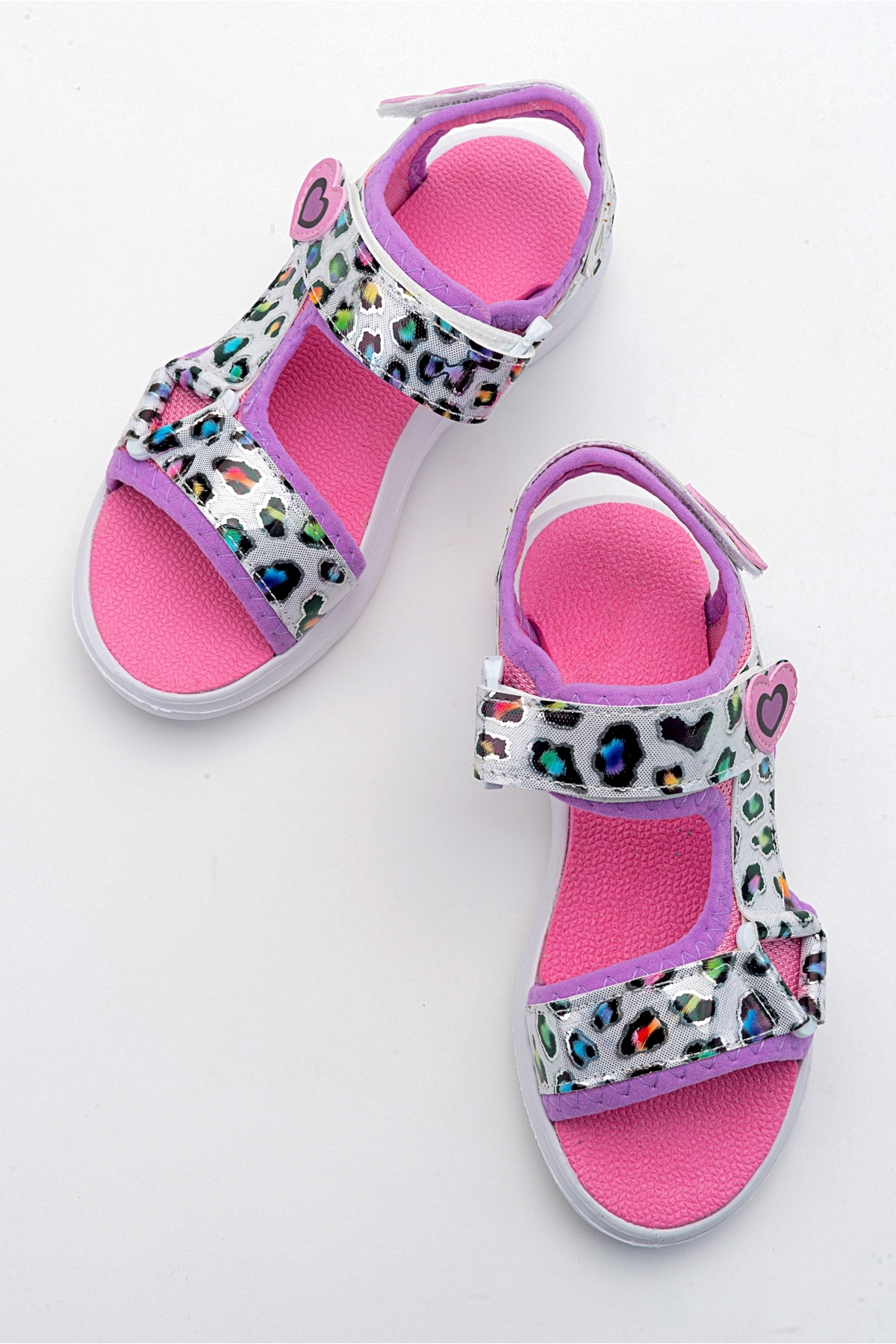 Kız Çocuk Pembe Anatomik Hafif Spor Sandalet - Görsel 4
