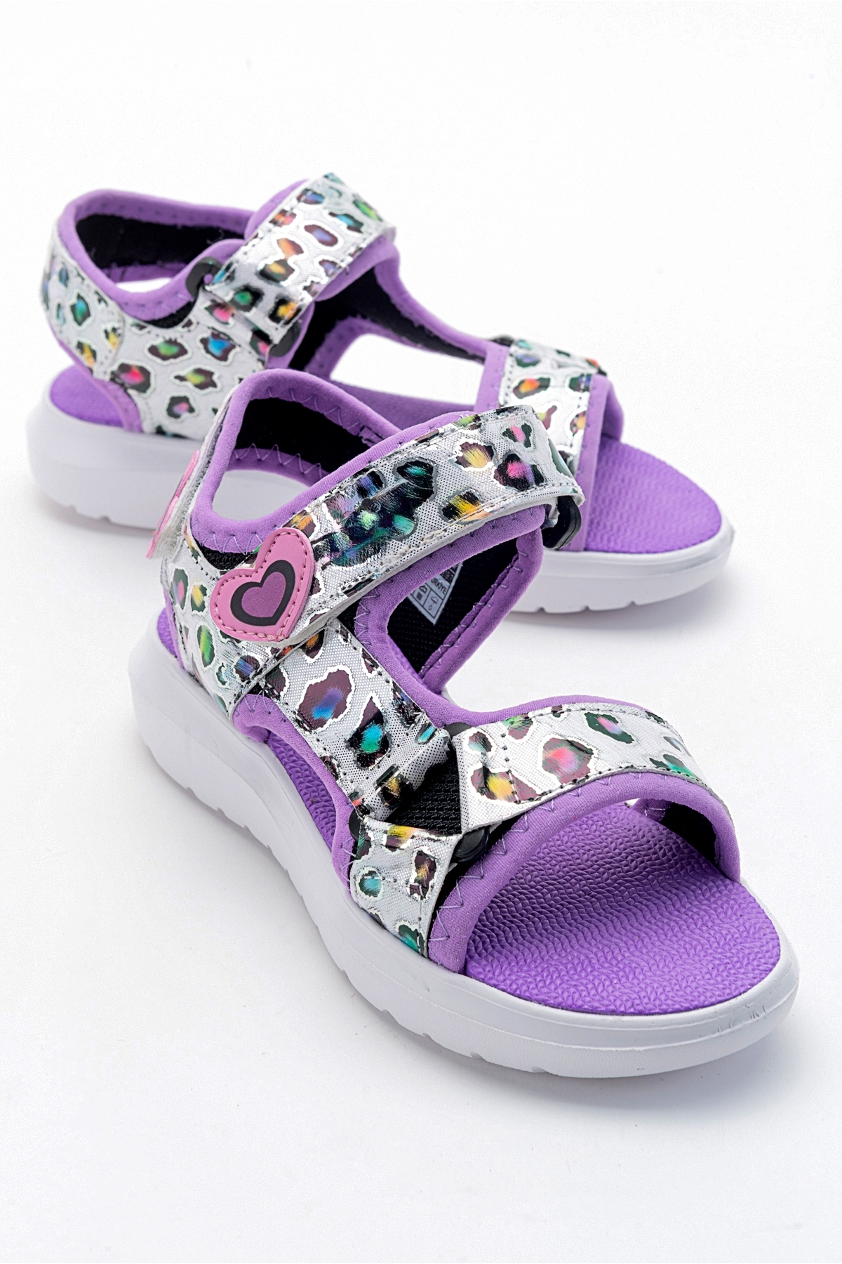 Kız Çocuk Lila Anatomik Hafif Spor Sandalet - Görsel 2