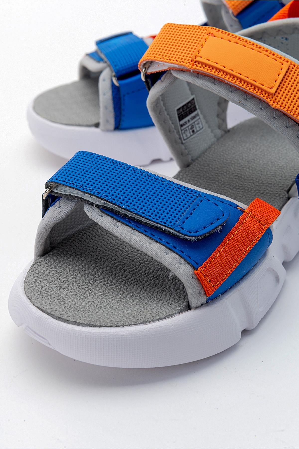 Erkek Çocuk Saks Mavi Anatomik Hafif Spor Sandalet - Görsel 3