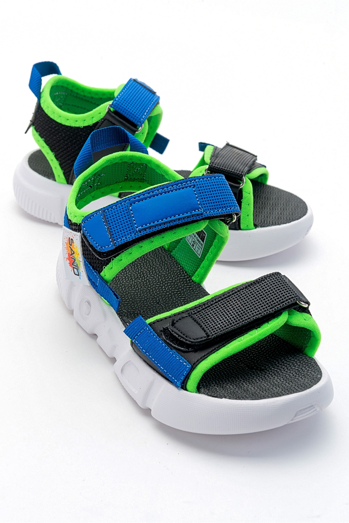 Erkek Çocuk Siyah Anatomik Hafif Spor Sandalet - Görsel 2