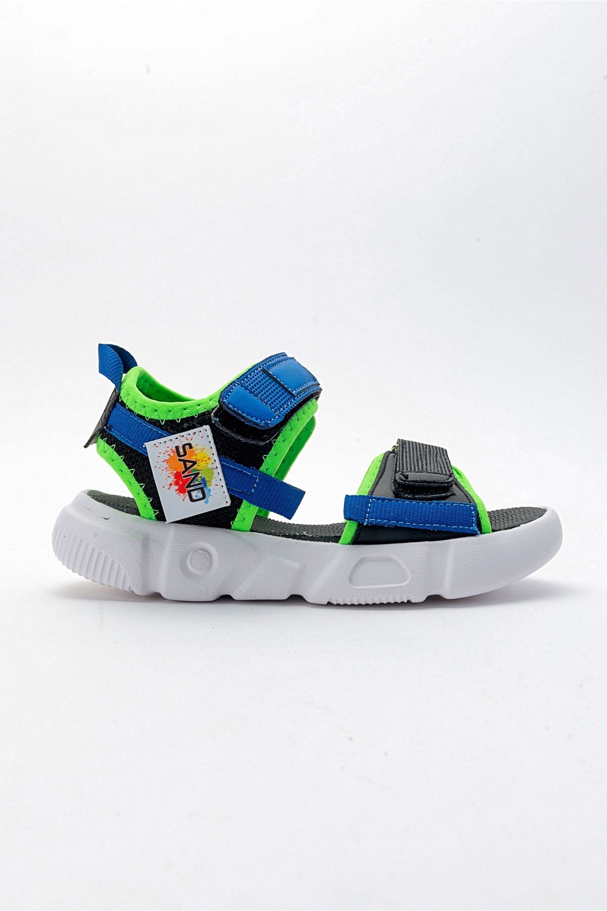 Erkek Çocuk Siyah Anatomik Hafif Spor Sandalet - Görsel 6