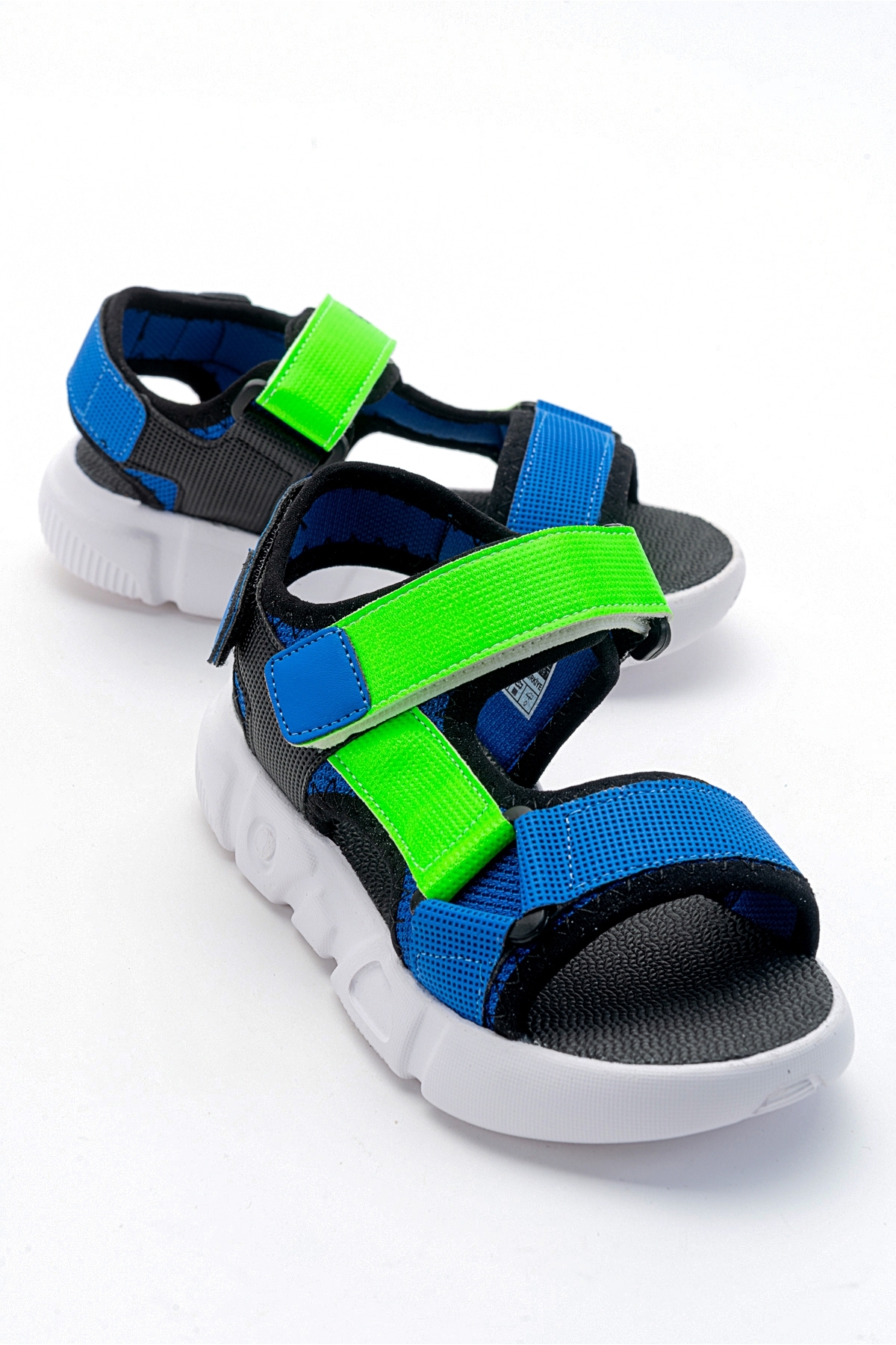 Erkek Çocuk Sax-Siyah Anatomik Hafif Spor Sandalet - Görsel 2