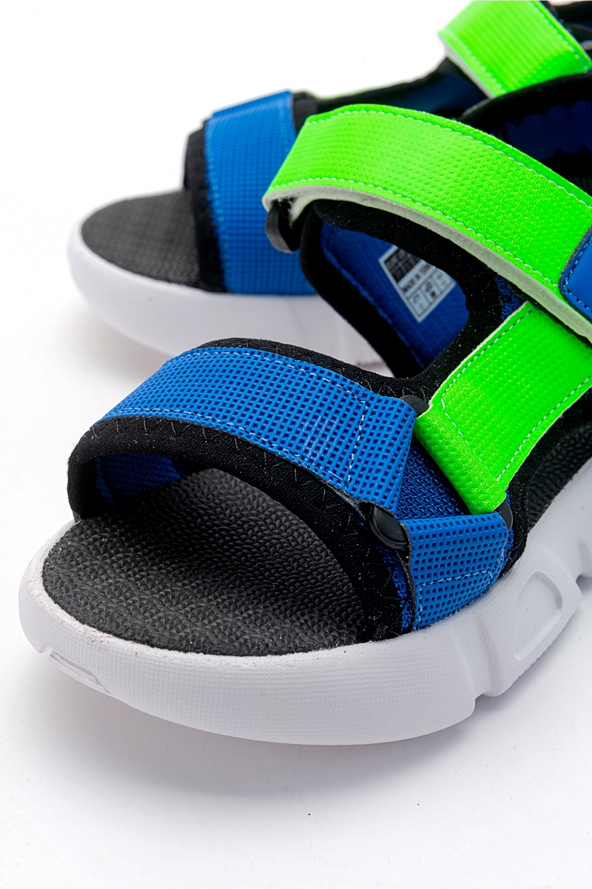 Erkek Çocuk Sax-Siyah Anatomik Hafif Spor Sandalet - Görsel 3