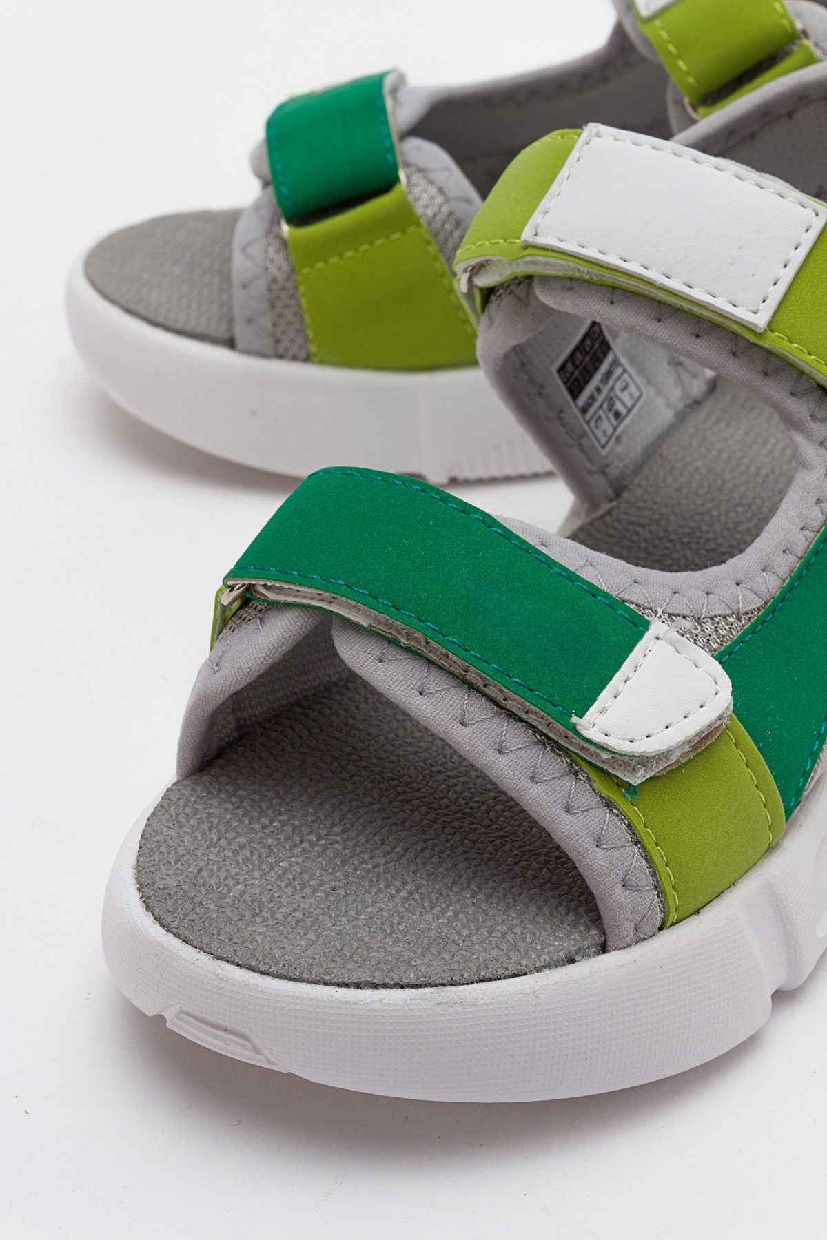 Erkek Çocuk Yeşil Anatomik Spor Sandalet - Görsel 3
