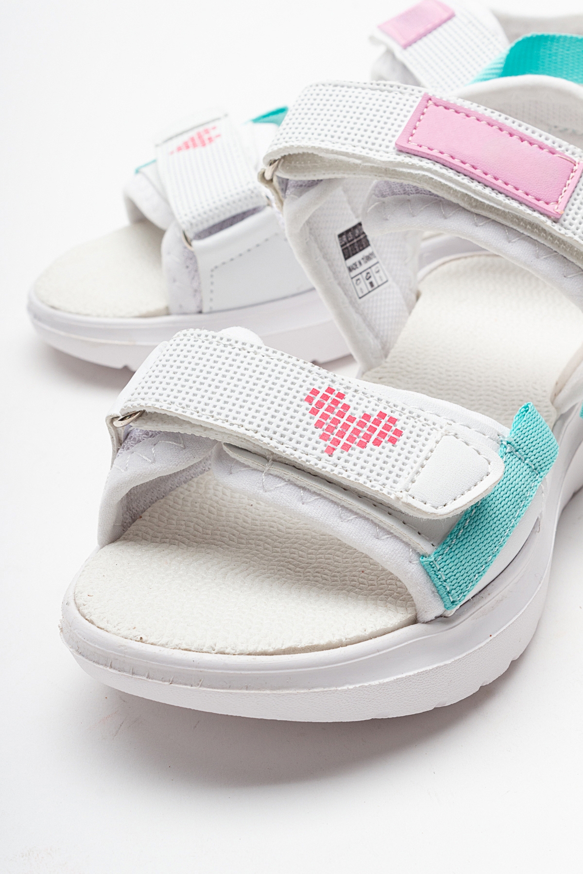 Kız Çocuk Beyaz Anatomik Hafif Spor Sandalet - Görsel 3