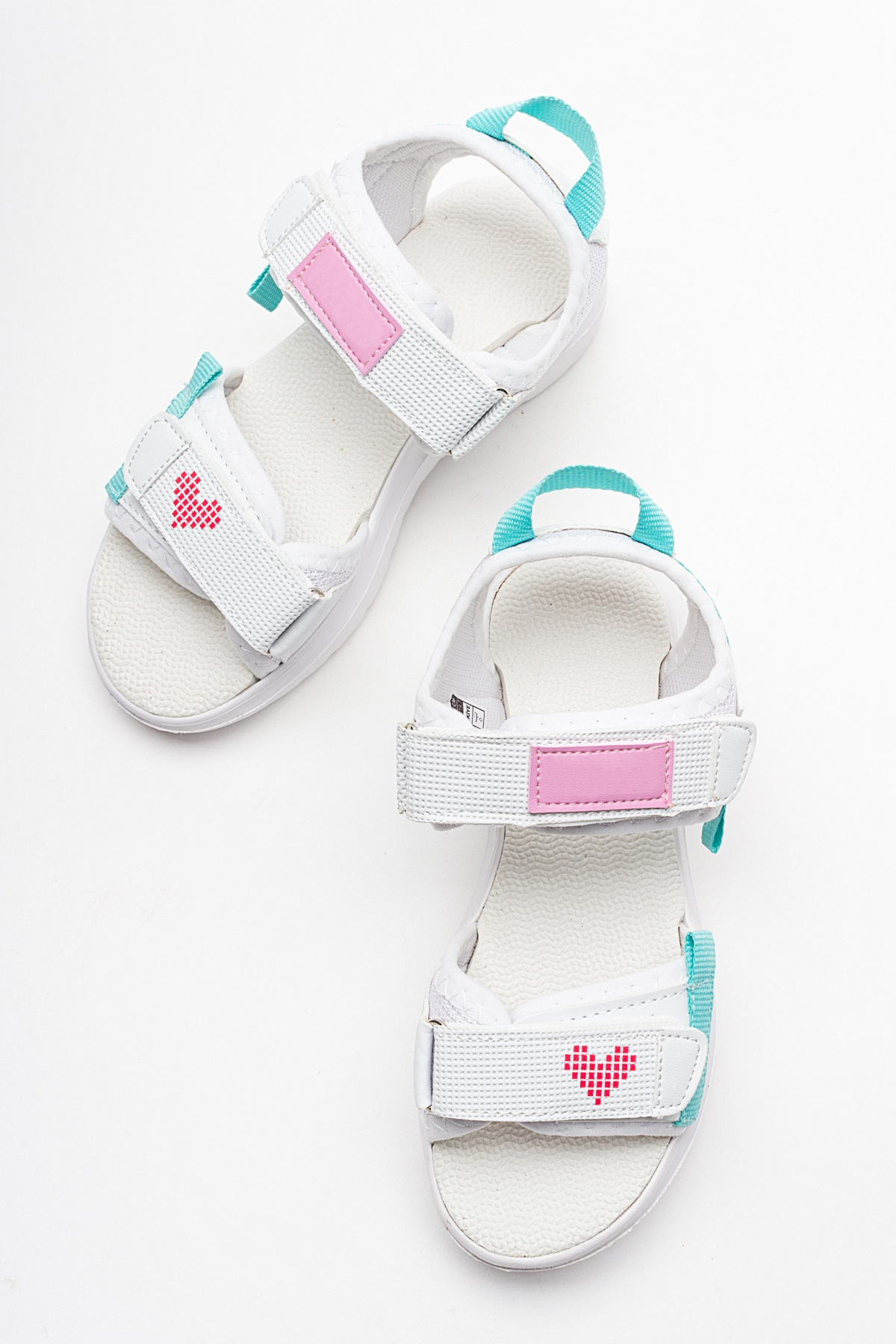 Kız Çocuk Beyaz Anatomik Hafif Spor Sandalet - Görsel 4