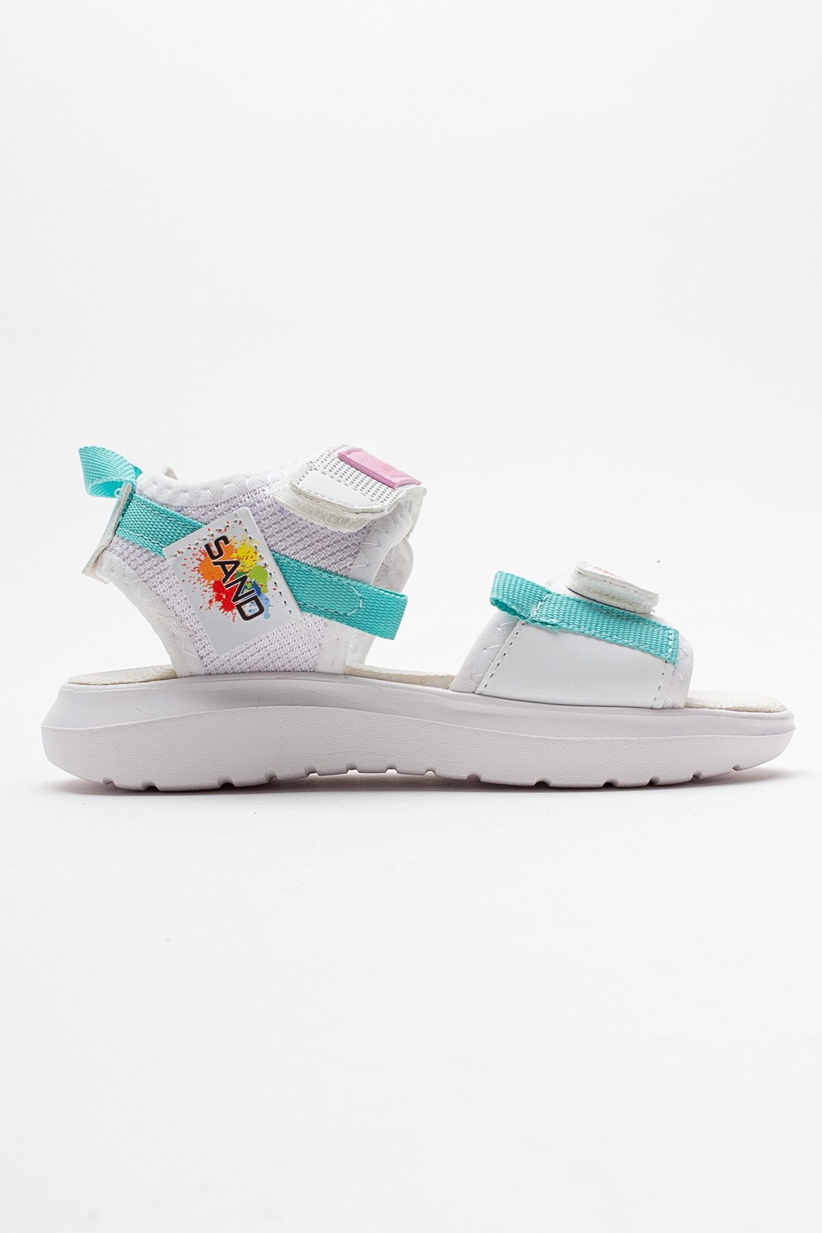 Kız Çocuk Beyaz Anatomik Hafif Spor Sandalet - Görsel 6